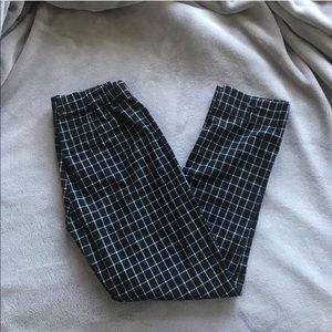Brandy Melville Grid Tilden Pants RARE